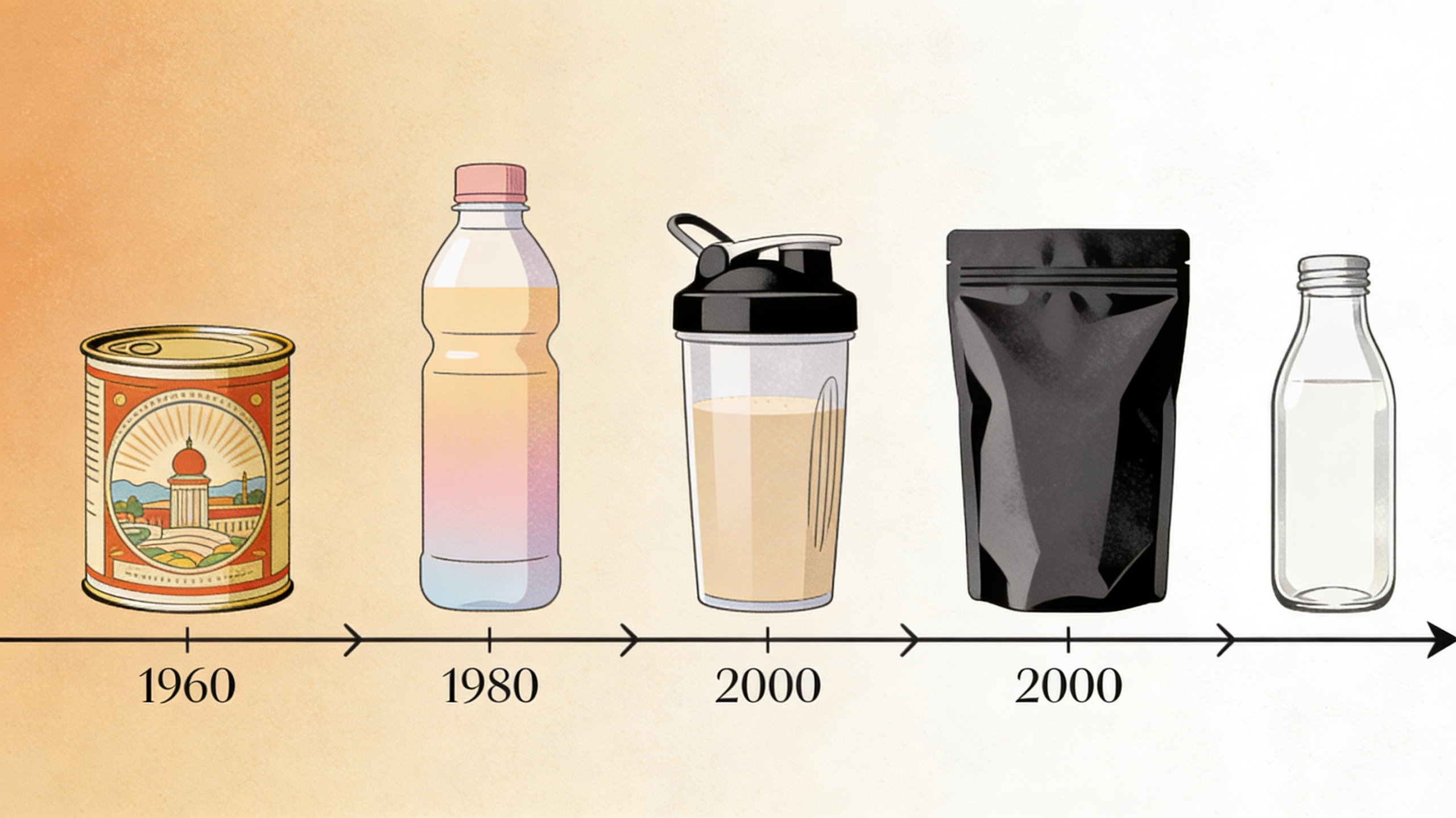 Historia de los sustitutivos de comida: de los años 60 al food tech actual